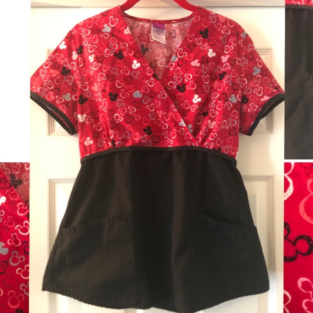 The Magical World of Disney Mickey Mouse scrub top
